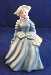 Florence Ceramics Figurine - Ann 5-3/4" in Blue Dress