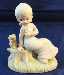 Lefton Figurine Christopher Collection Girl w Squirrel
