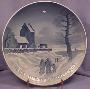 Bing & Grondahl 1965 Christmas Jubilee plate - Churchgoers