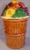 Morton Pottery Basket of Fruit Cookie Jar