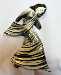 Ceramics Arts Wall Plaque "Shadow Dancer" (female)