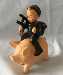 Goebel Chimney Sweep Figurine Sweep Rides Pig TMK-5