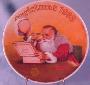 Knowles Norman Rockwell Plate - Grandpa Plays Santa 1986