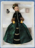 Barbie Doll - 1996 Holiday Caroler Fur Hat & Wrap 